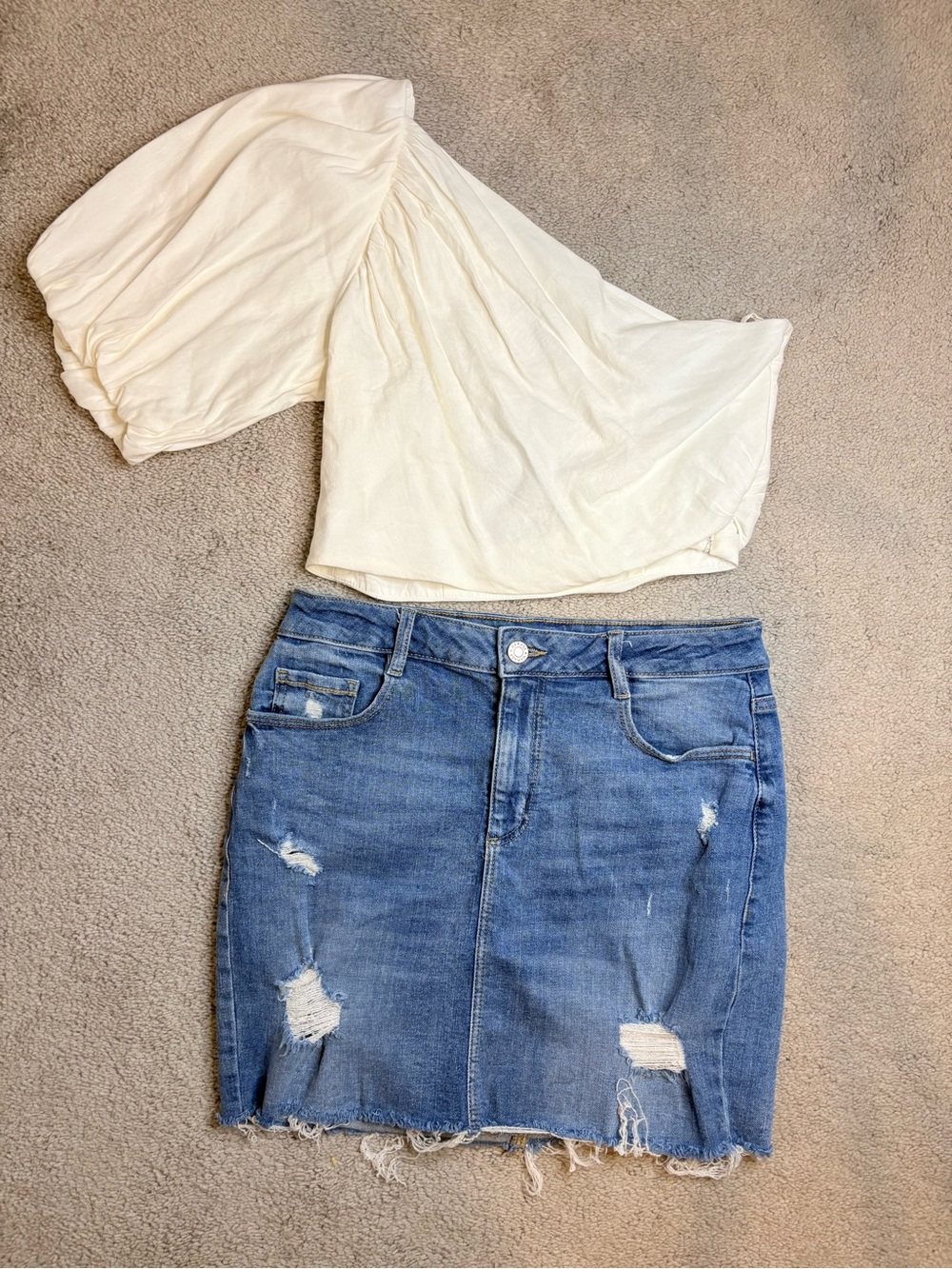 ANTONIO MELANI White Crop Top
